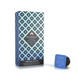 Selamlique 10'lu Damla Sakizli Az Sekerli Türk Kahvesi Kapsülü