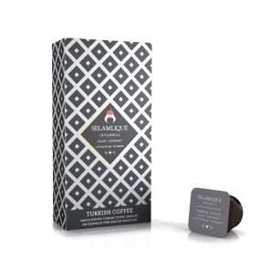 Selamlique 10'lu Kafeinsiz Az Sekerli Türk Kahvesi Kapsülü